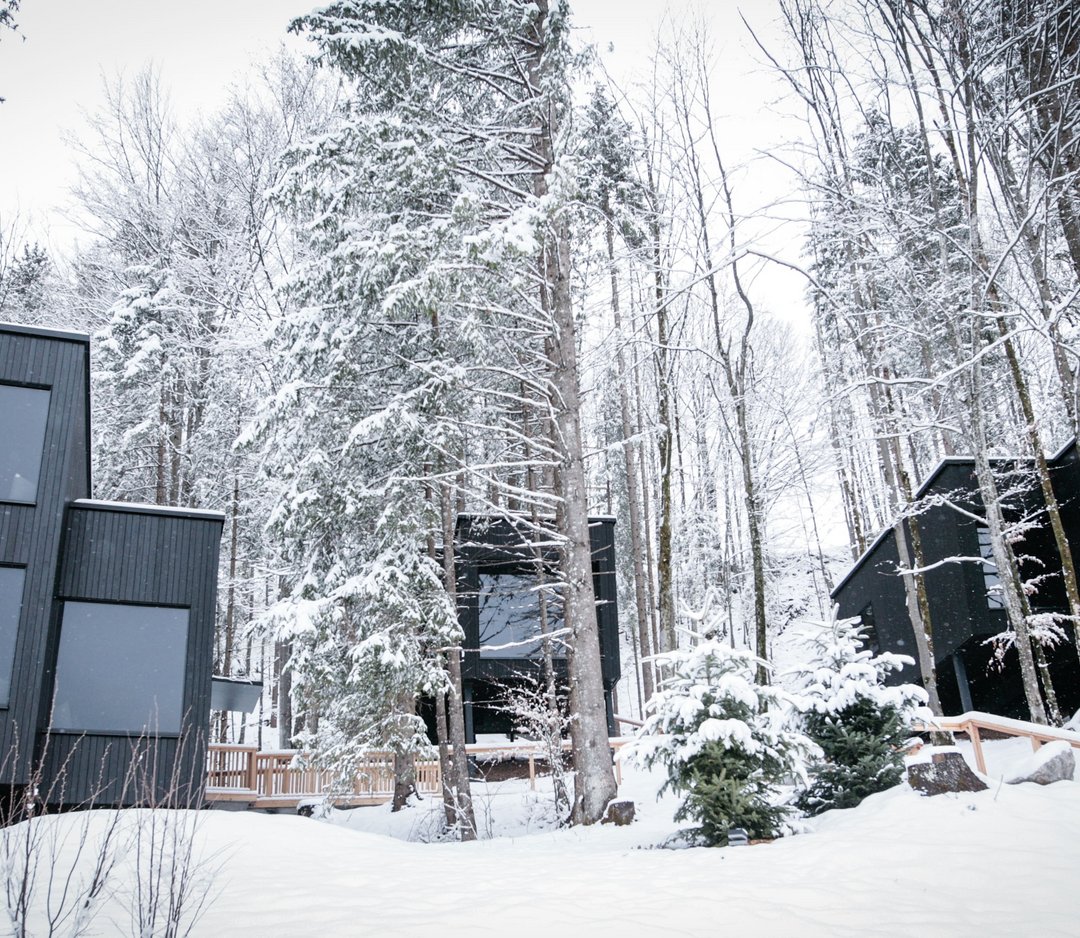Hotel Fischerwirt/ Wald SPA Hotelaufnahme Außenbereich zur Winterzeit
